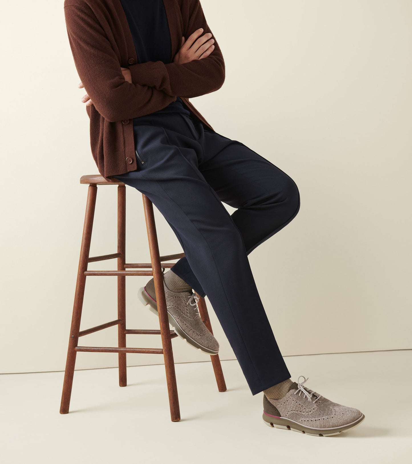 C36212:STONE GRAY KNIT/ANGORA