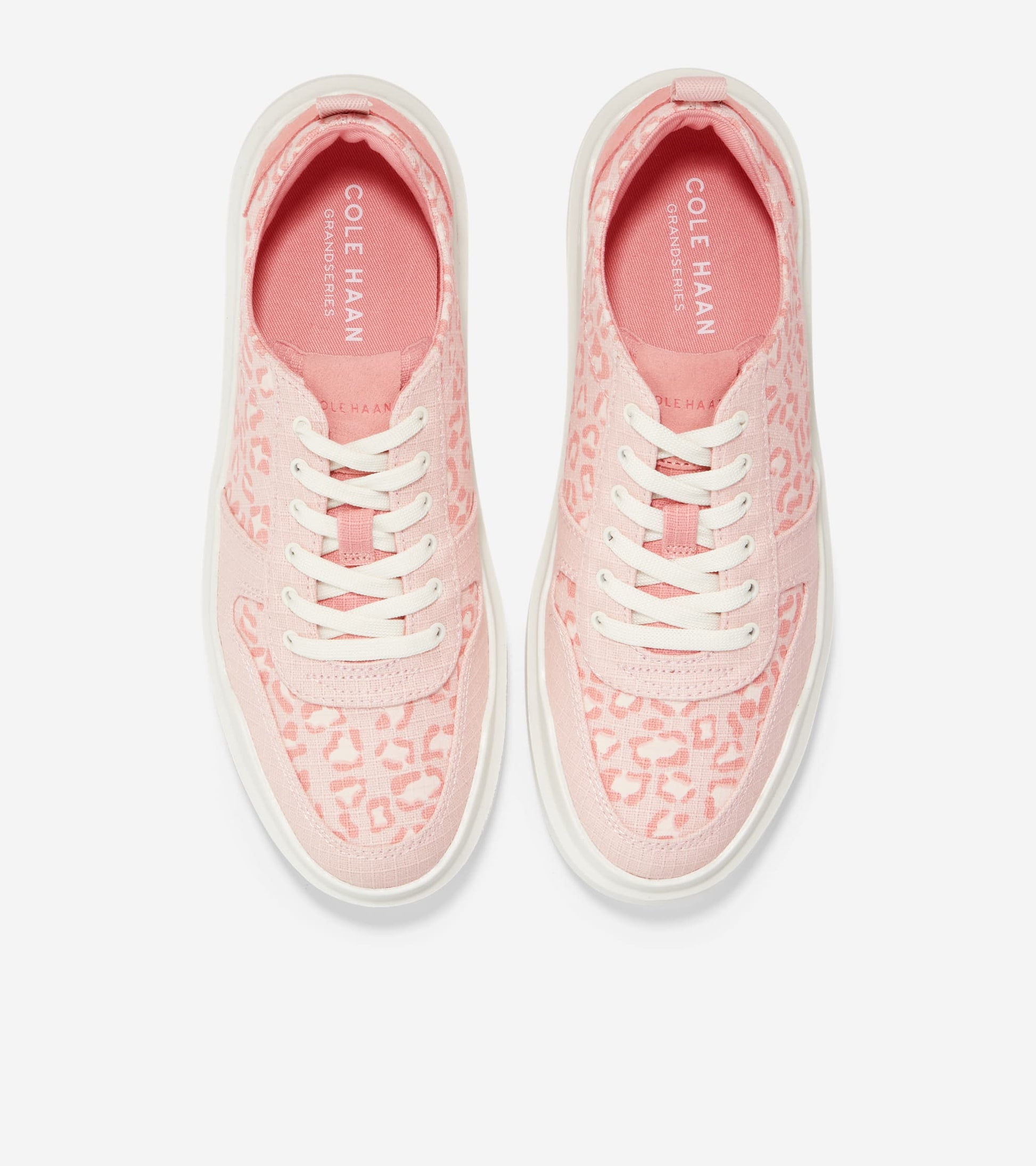 W23819:PRINT / PEACH WHIP / ROSETTE / IVORY  / CH DARK COFFEE