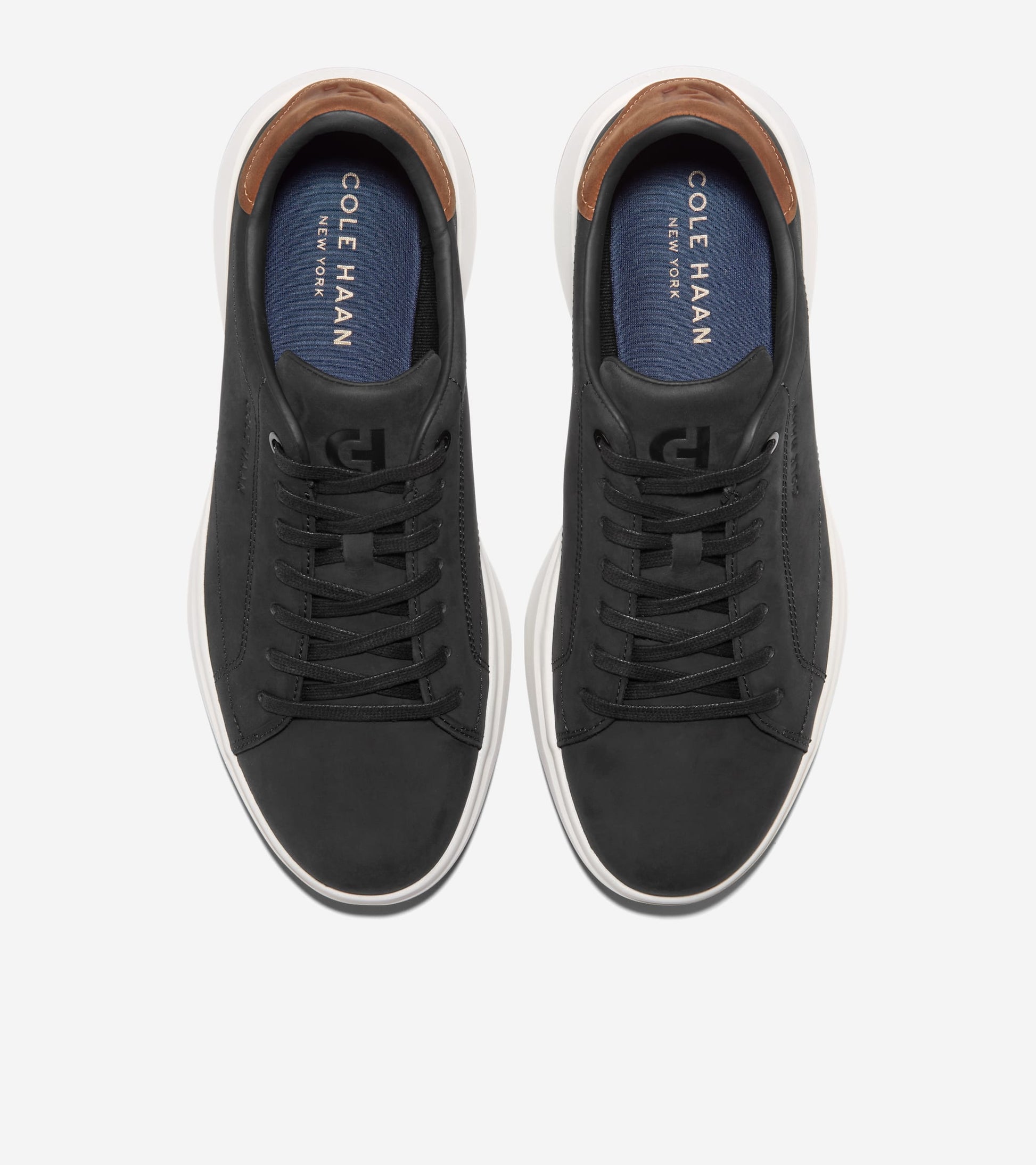 C42750:BLACK NUBUCK / BRITISH TAN / IVORY