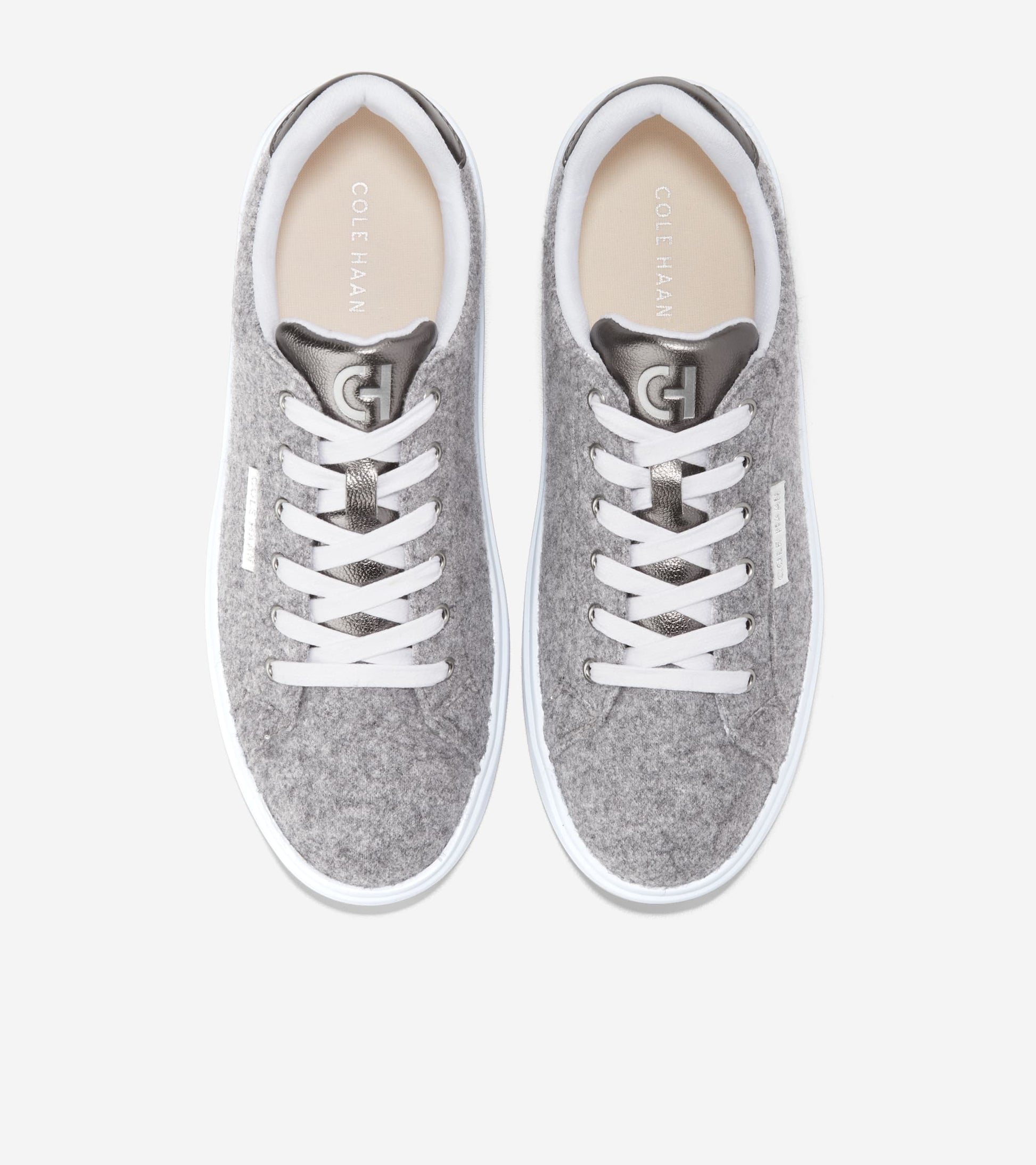 W29265:GREY WOOL/DK SILVER METALLIC/OPTIC WHITE