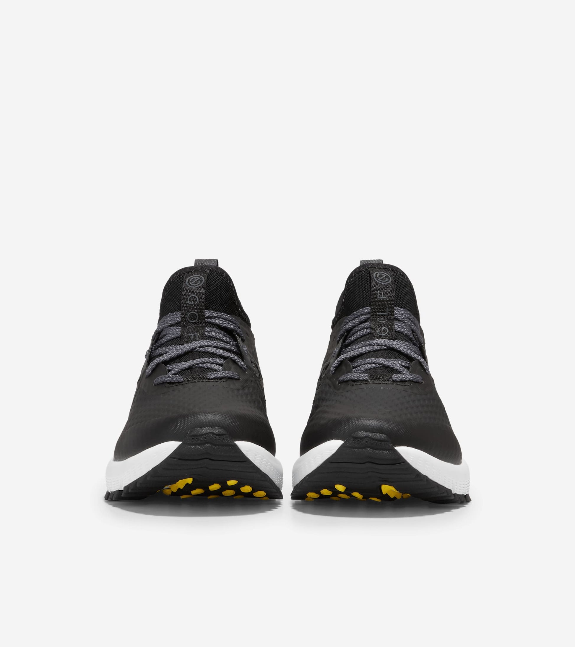 C35804:BLACK/GRAY PINSTRIPE/CYBER YELLOW