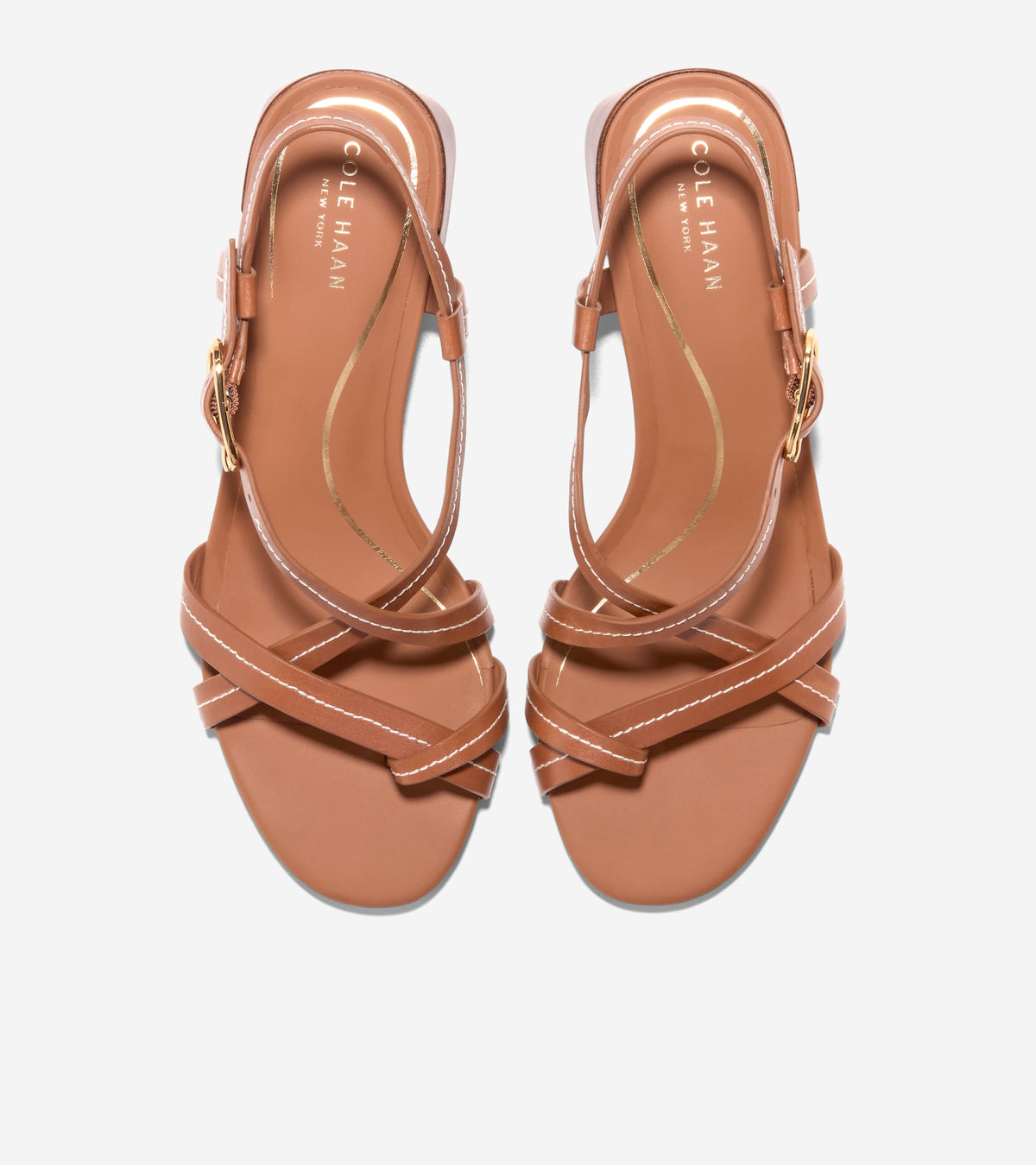 W36596:CH BRITISH TAN LEATHER / NATURAL STITCH