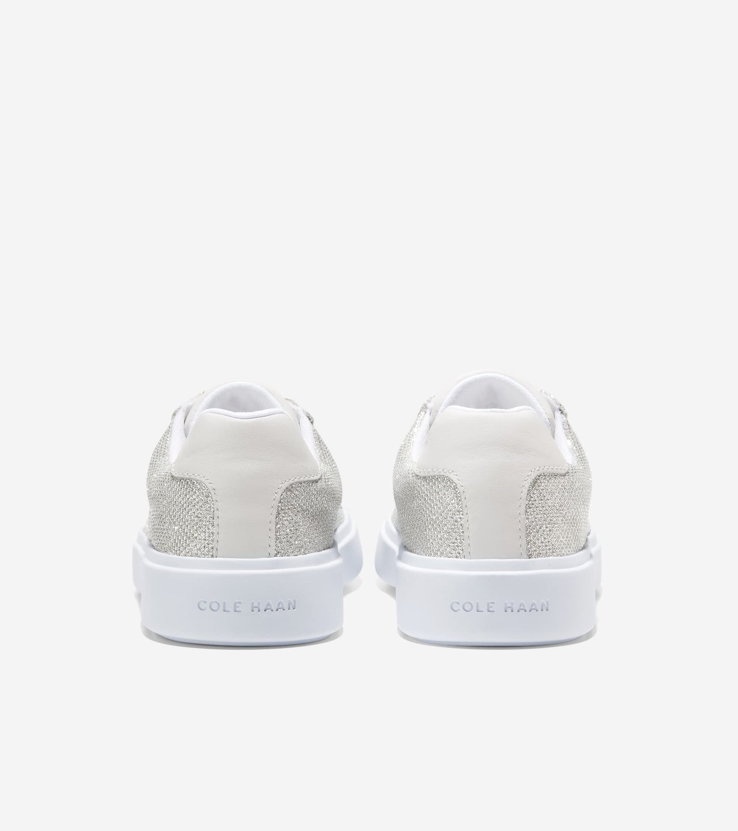 W29125:SILVER GLITTER MESH/OPTIC WHITE