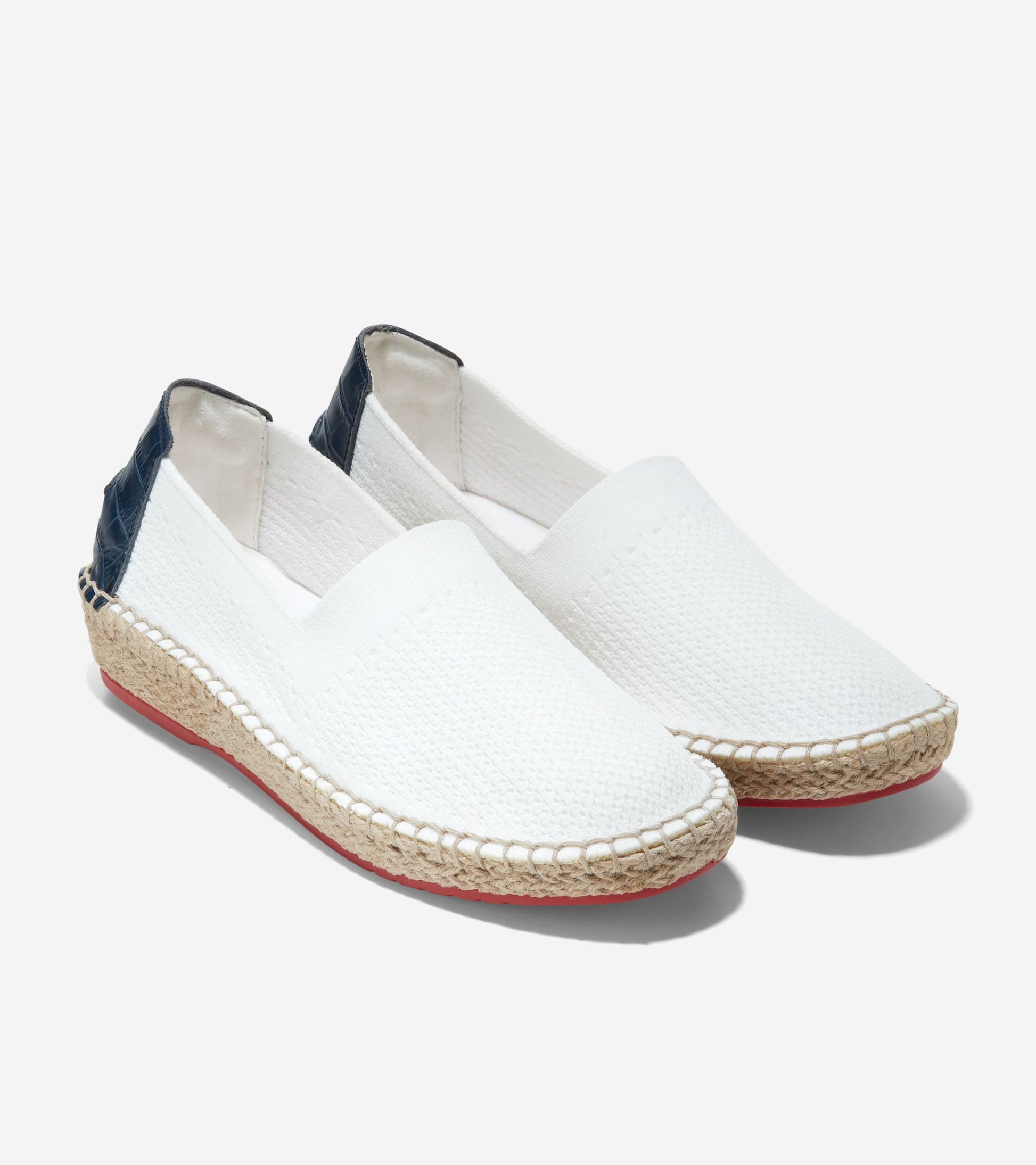 W25829:4TH OF JULY MARKETING: OPTIC WHITE KNIT/MOONLIT OCEAN LTR/TRUE RED OS