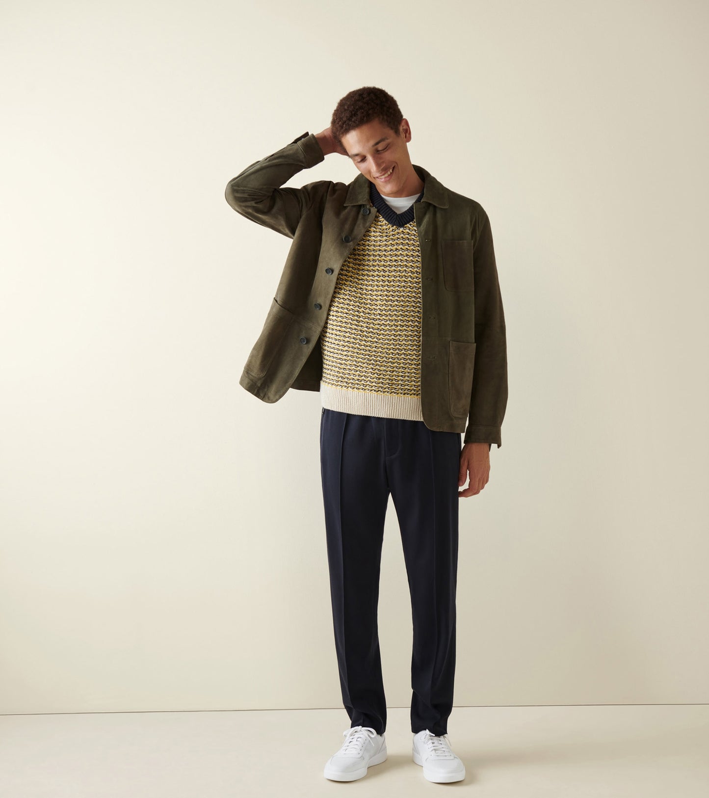 C33987:OPTIC WHITE / PEACOAT