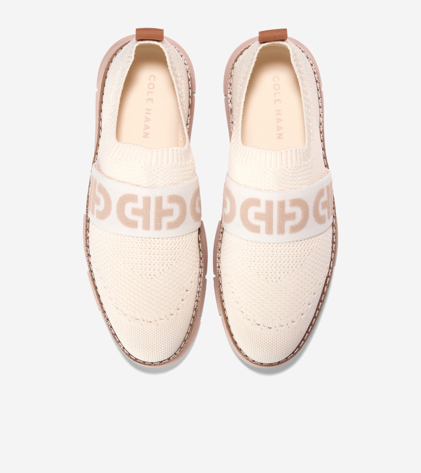 W33108:IVORY KNIT/CH OAT/BISCUIT/CAMEO ROSE