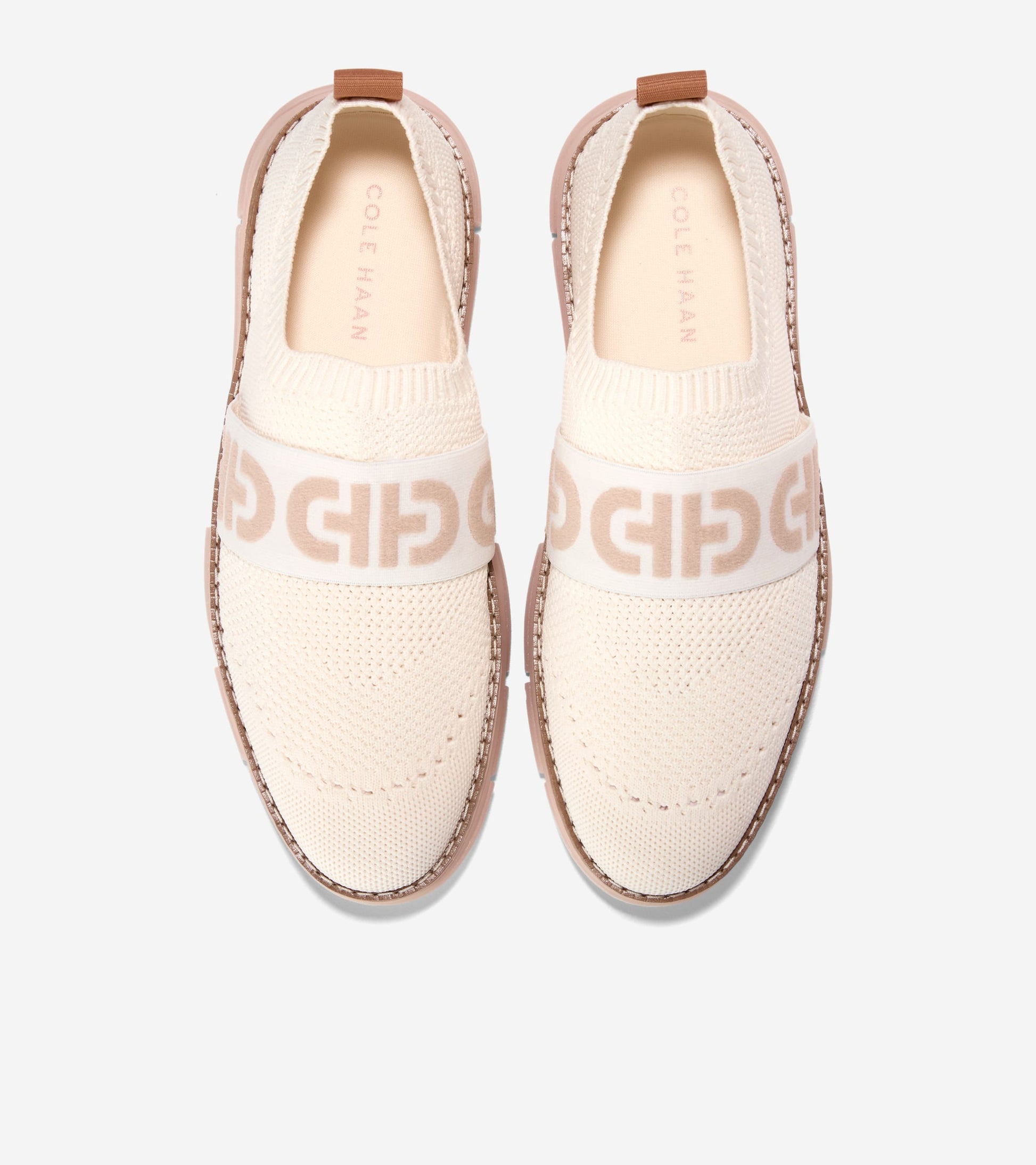 W33108:IVORY KNIT/CH OAT/BISCUIT/CAMEO ROSE