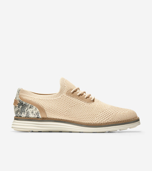W22404:CH OAT STITCHLITE/CH BIRCH LEATHER/NAGA PRNTED SNAKE/IVORY MIDSOLE