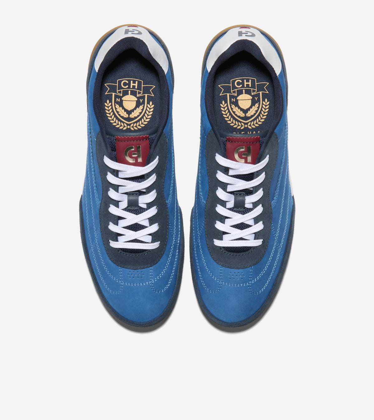 C44812:TRUE BLUE NUBUCK / NAVY BLAZER SUEDE / WHITE