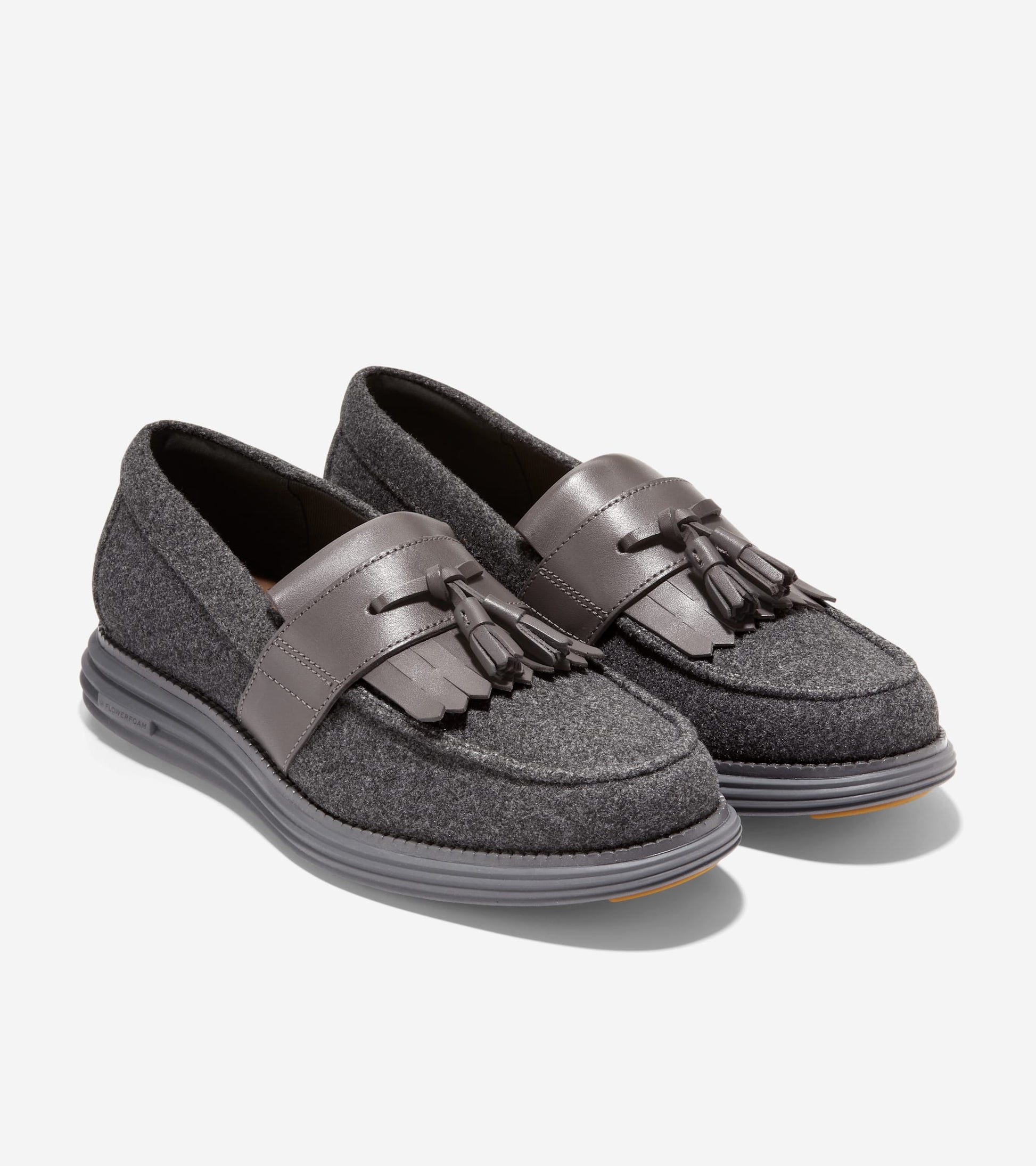 C36510:DK GRAY RECYCLED WOOL/PAVEMENT/BLACK